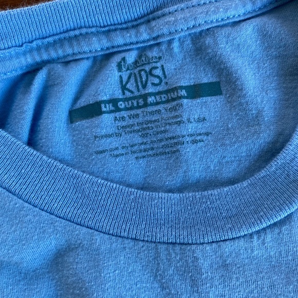 Fun Blue t-shirt "Are We There Yeti?" - Picture 2 of 4